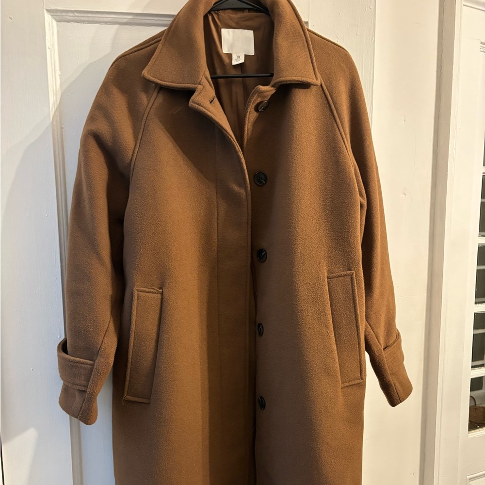 H&M Tan Trench Coat - Picture 2 of 5